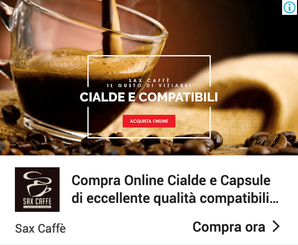 Annuncio Google Ads Sax Caffe 4