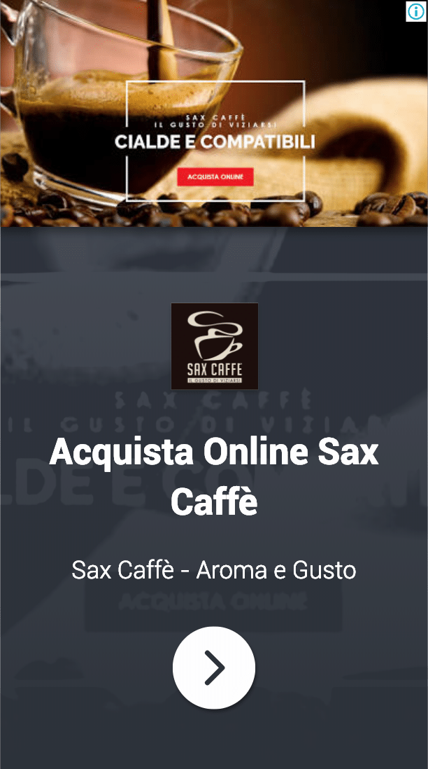 Annuncio Google Ads Sax Caffe 5